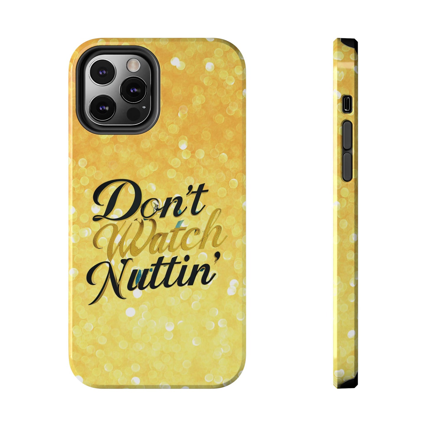 Unbothered Phone Case-Gold