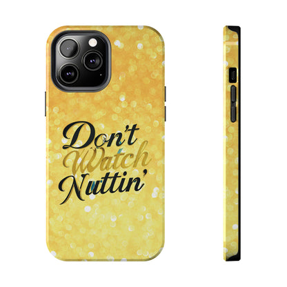 Unbothered Phone Case-Gold