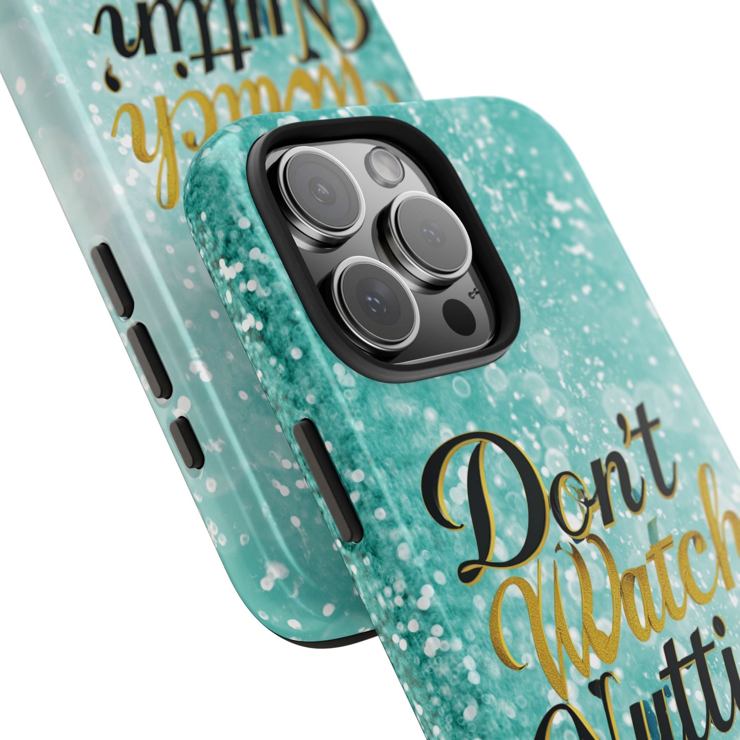 Unbothered Phone Case-Aqua