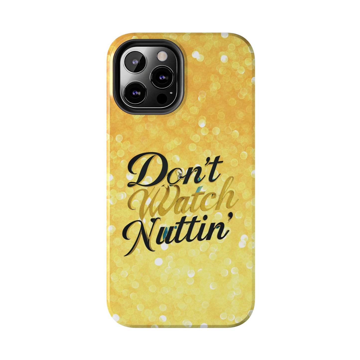 Unbothered Phone Case-Gold