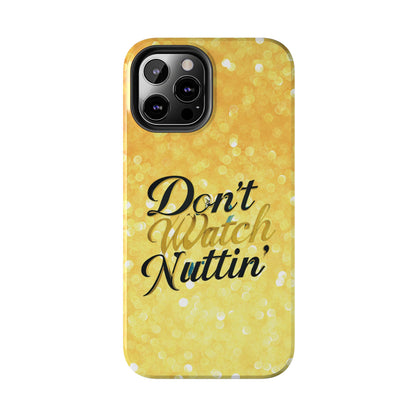 Unbothered Phone Case-Gold