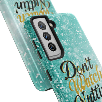 Unbothered Phone Case-Aqua