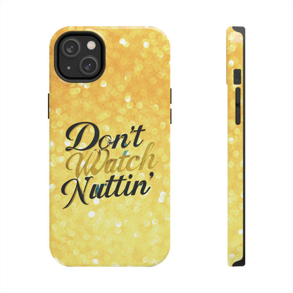 Unbothered Phone Case-Gold