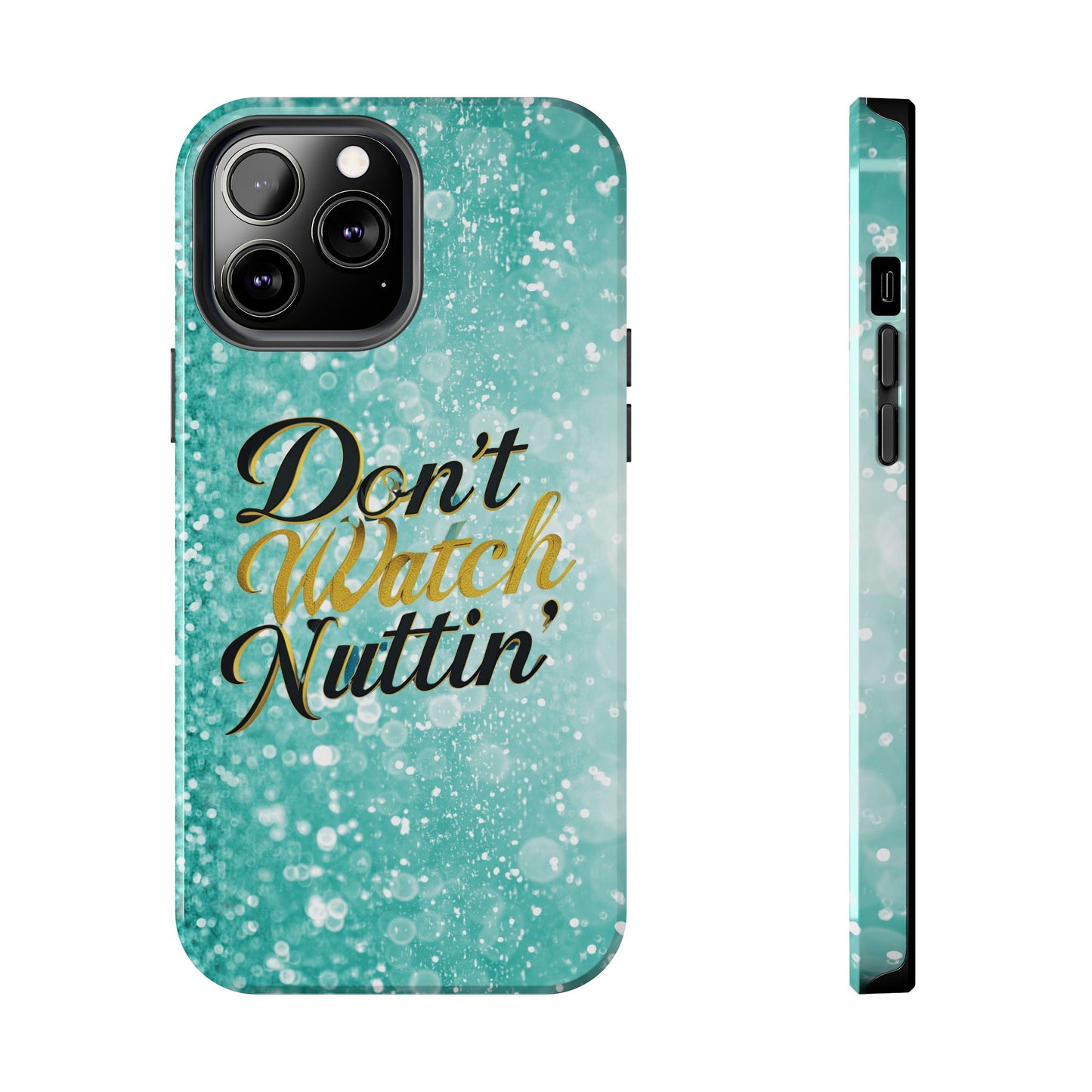 Unbothered Phone Case-Aqua