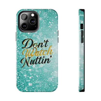 Unbothered Phone Case-Aqua