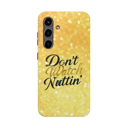Unbothered Phone Case-Gold