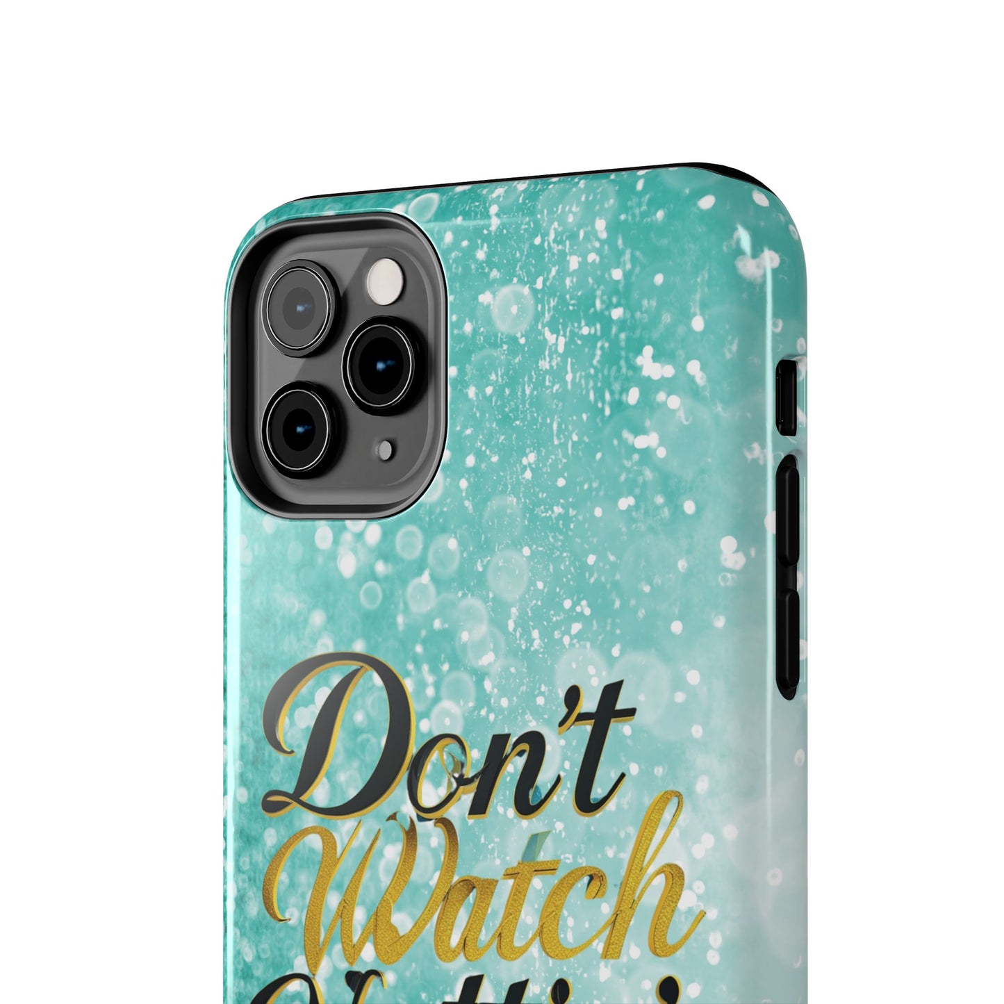 Unbothered Phone Case-Aqua
