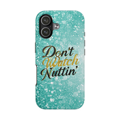 Unbothered Phone Case-Aqua