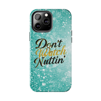 Unbothered Phone Case-Aqua