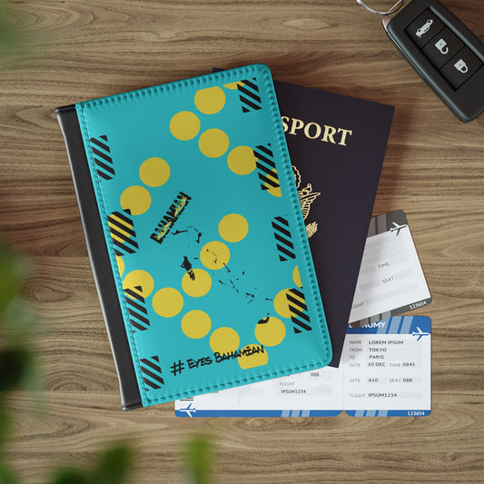 Aqua Passport Cover