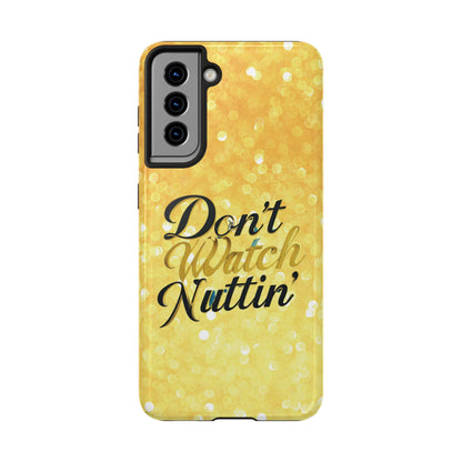 Unbothered Phone Case-Gold