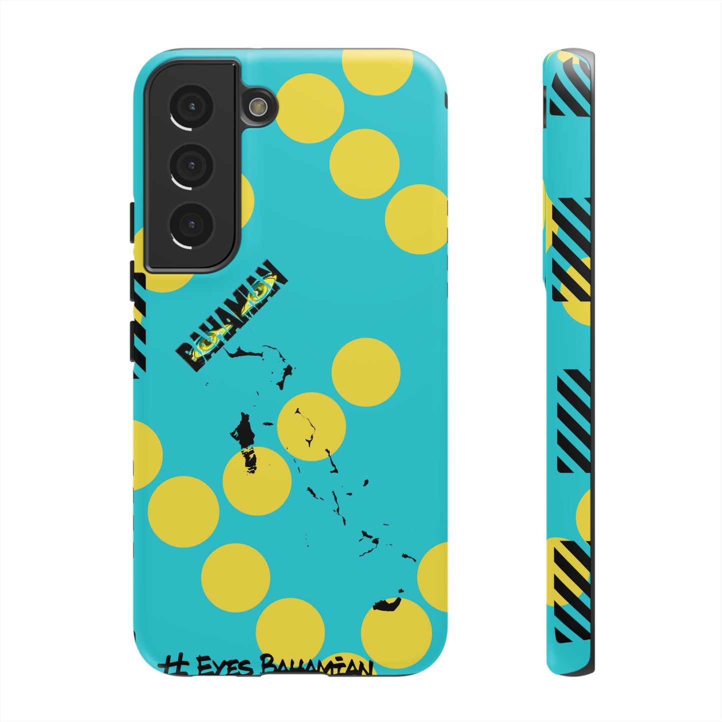 Samsung Phone Case - Aqua Dotted