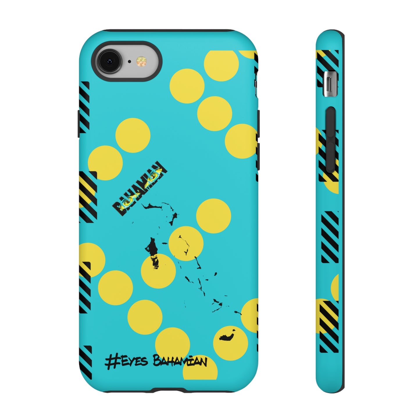 iPhone Phone Case- Aqua Dotted