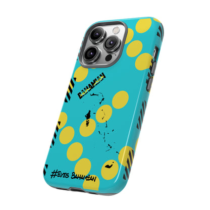 iPhone Phone Case- Aqua Dotted