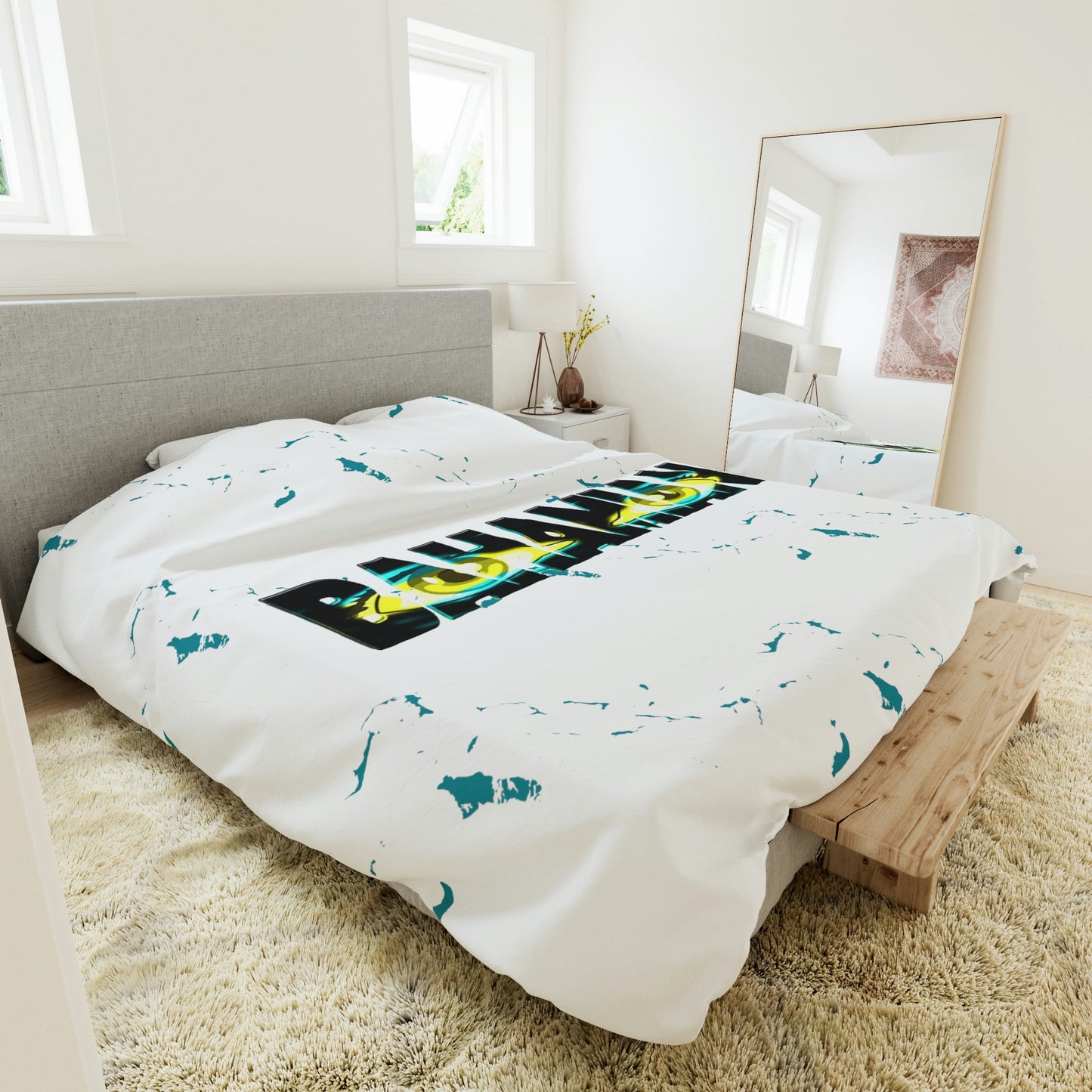 Eyes Bahamian Duvet Cover