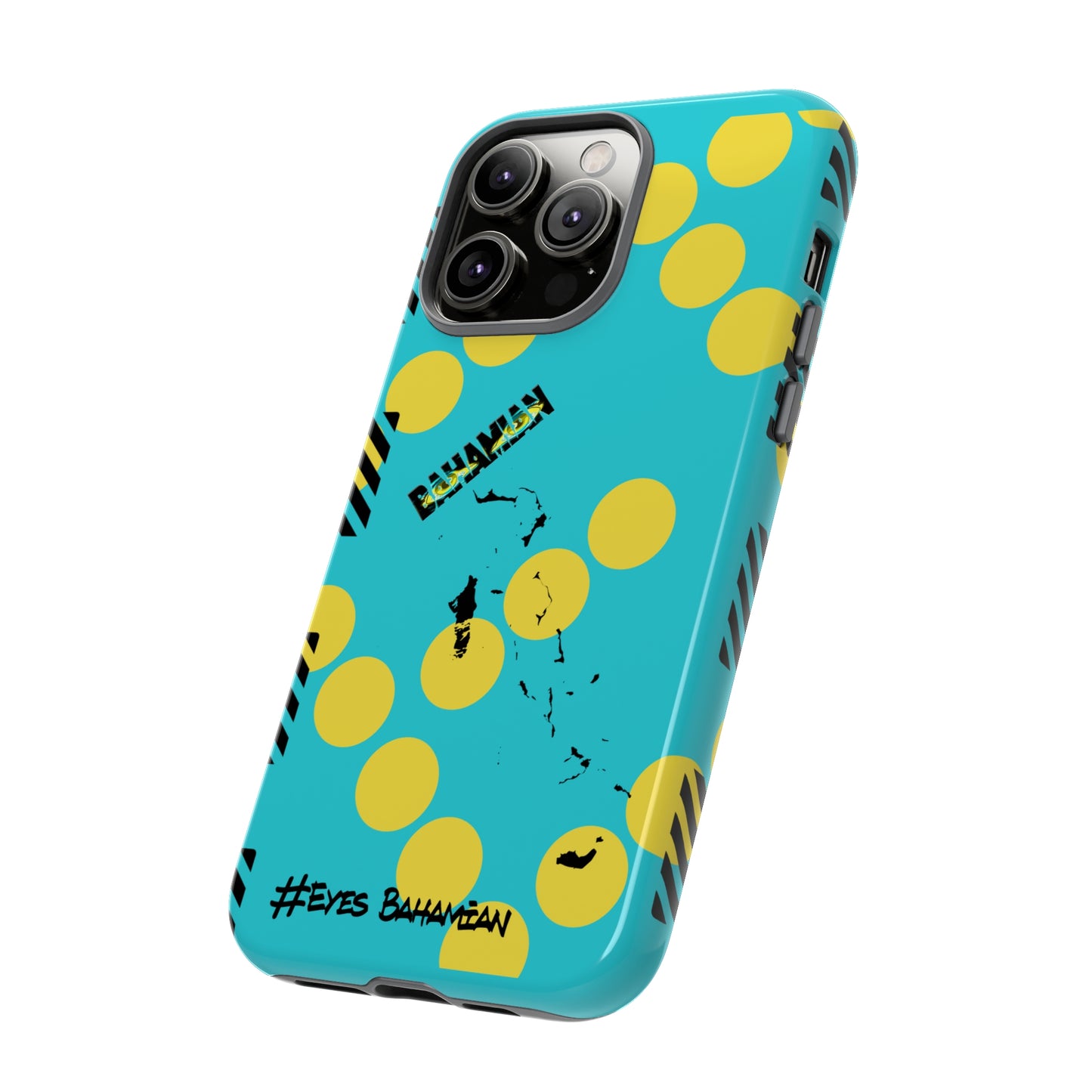 iPhone Phone Case- Aqua Dotted