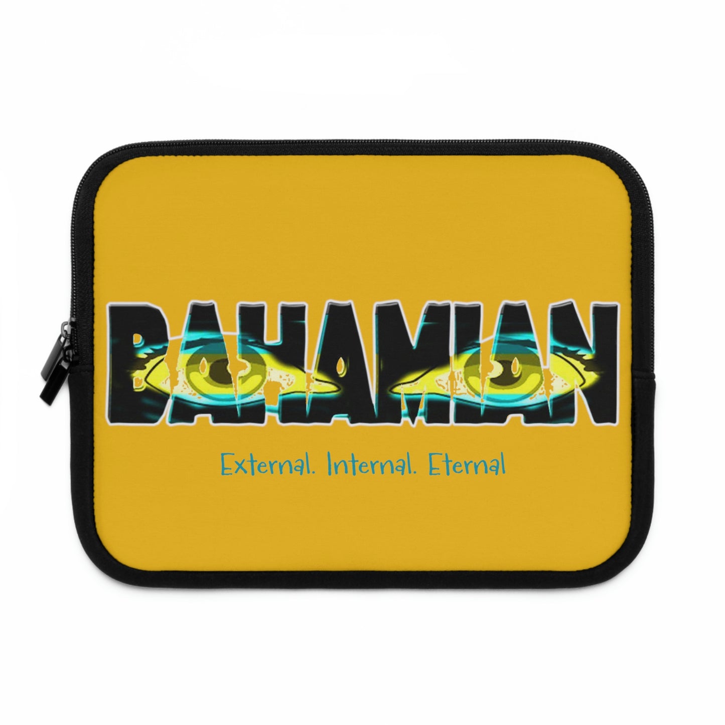 Gold Logo Laptop Sleeve - from Eyes Bahamian