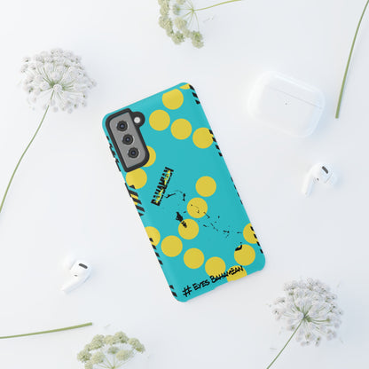 Samsung Phone Case - Aqua Dotted