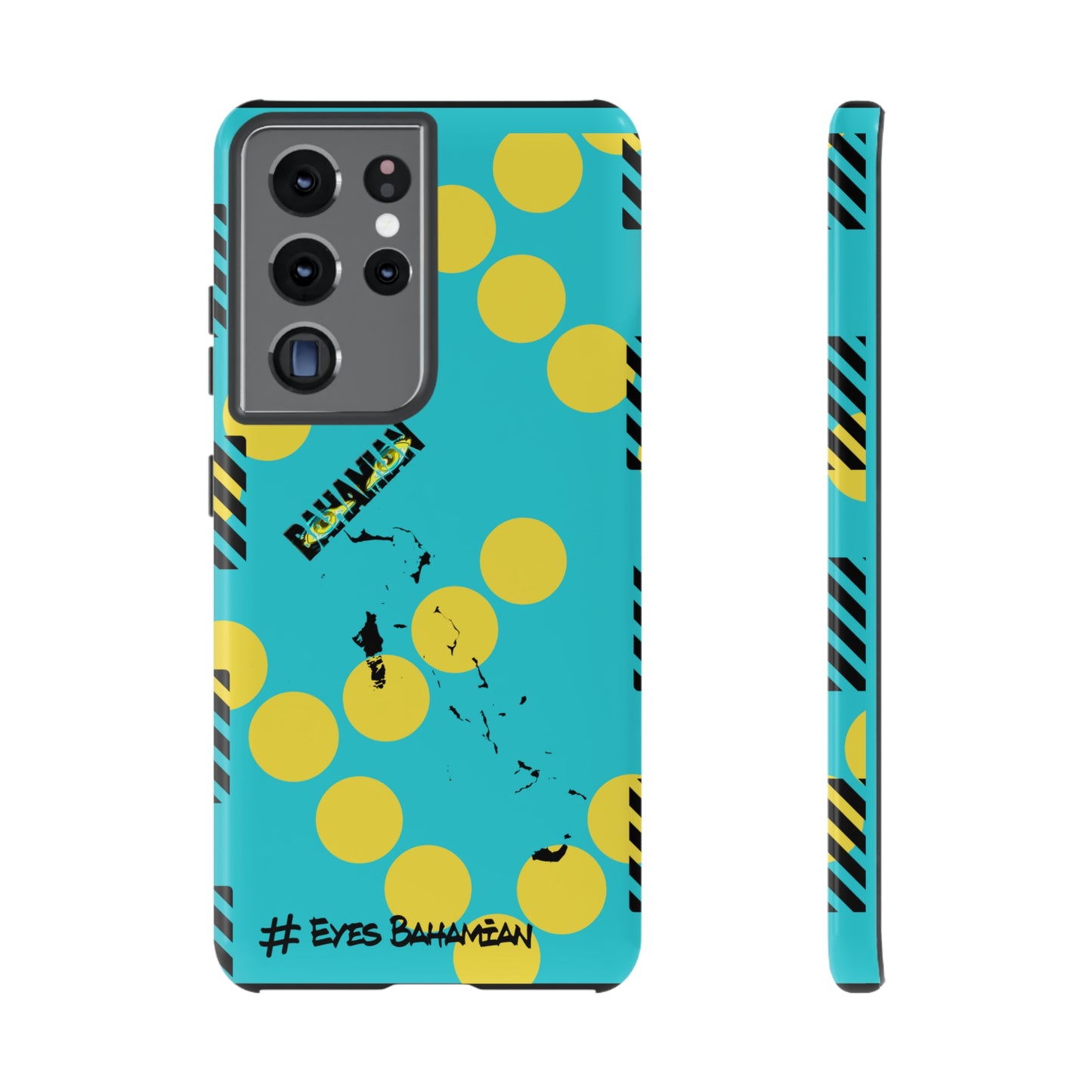 Samsung Phone Case - Aqua Dotted