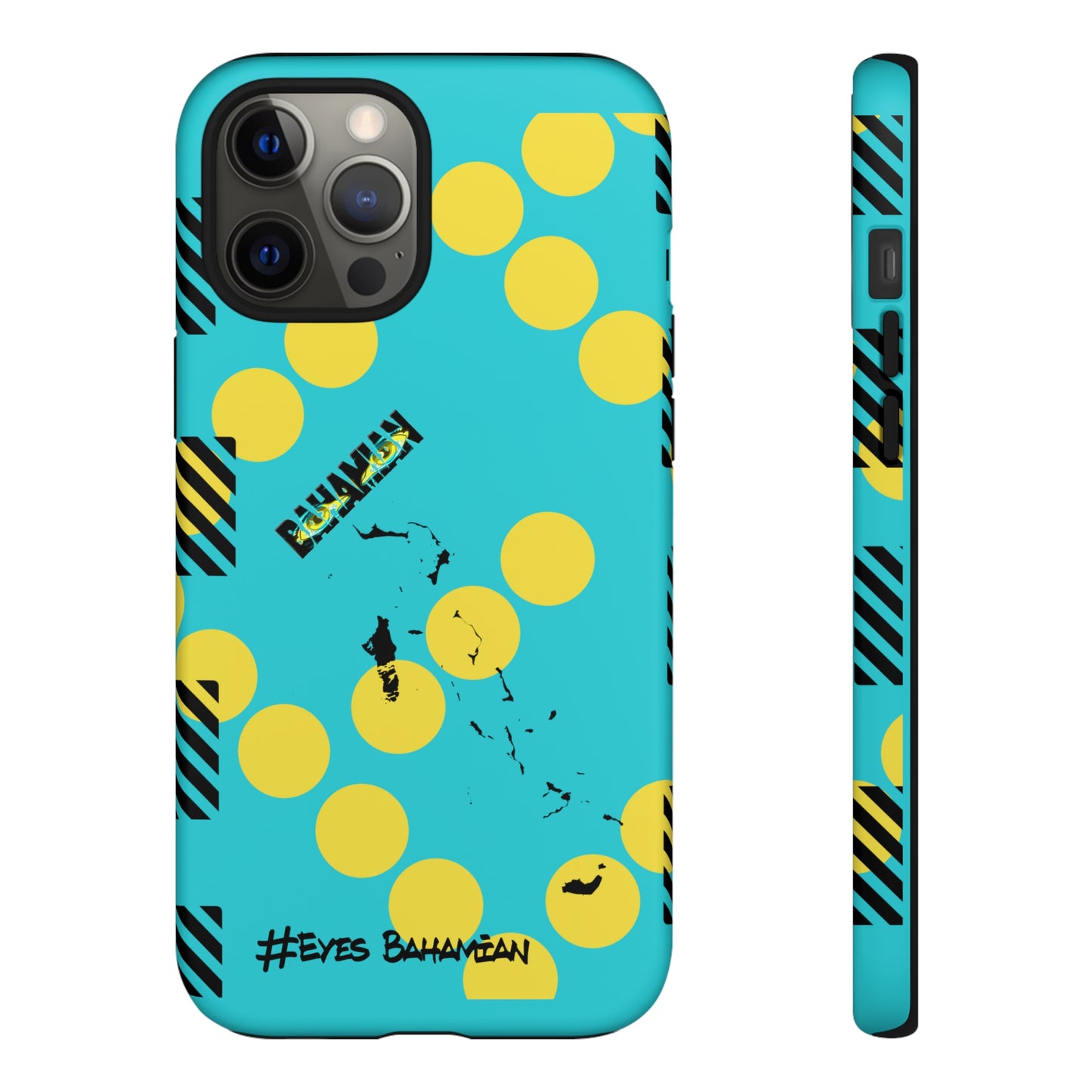 iPhone Phone Case- Aqua Dotted