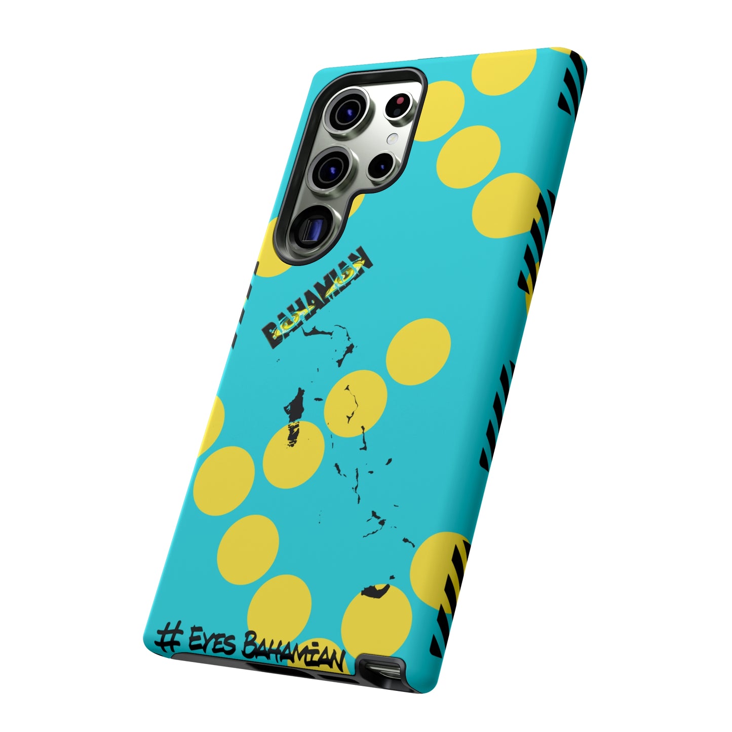 Samsung Phone Case - Aqua Dotted