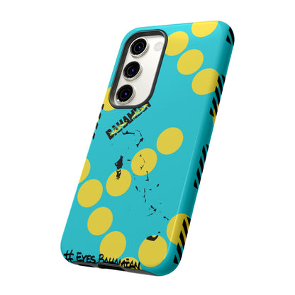 Samsung Phone Case - Aqua Dotted