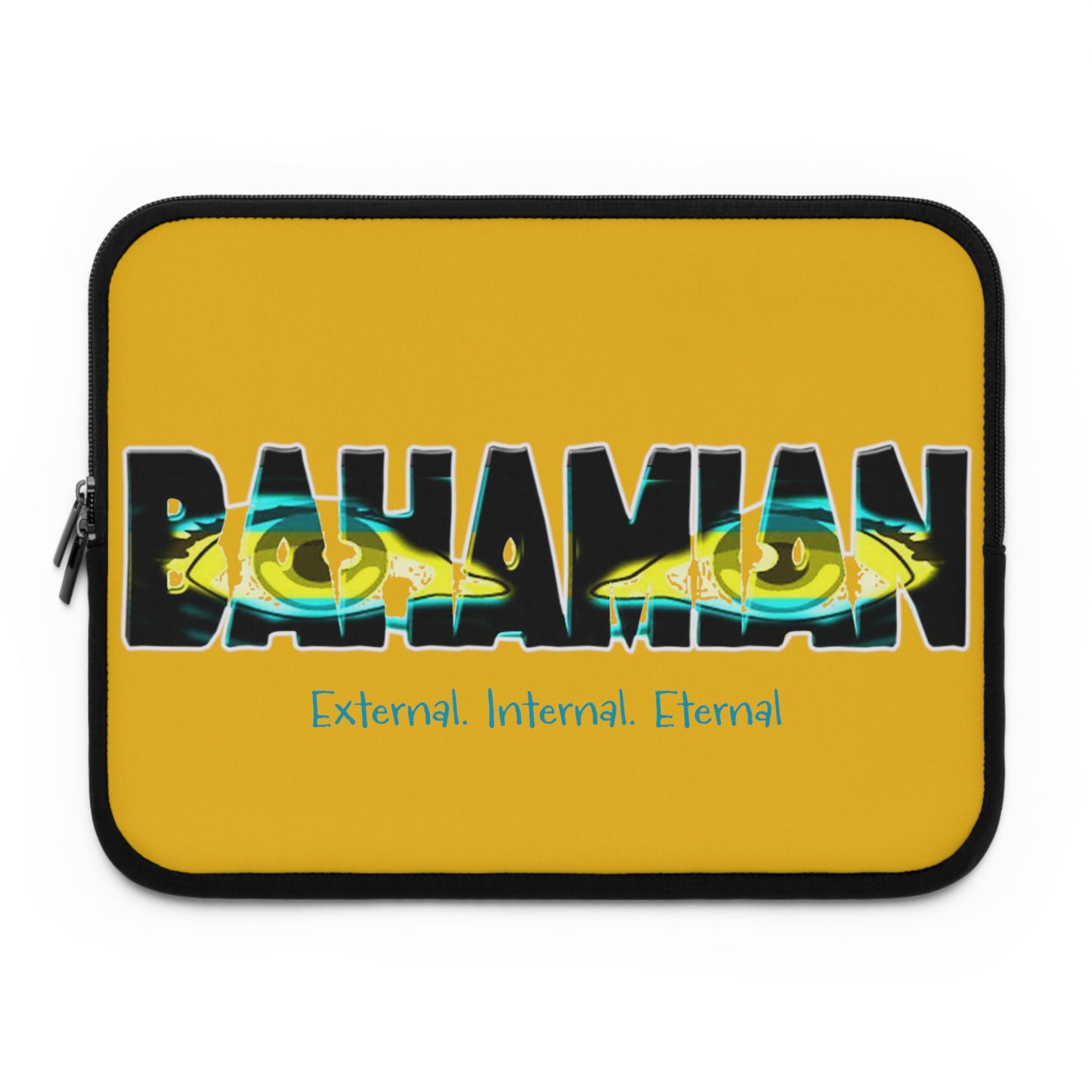 Gold Logo Laptop Sleeve - from Eyes Bahamian