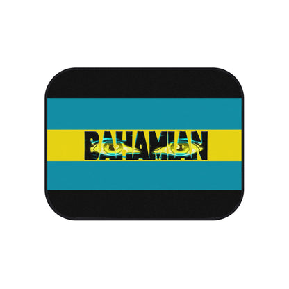 Eyes Bahamian Rear Car Mats-Flag Design (set of 2)