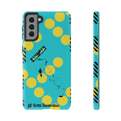 Samsung Phone Case - Aqua Dotted