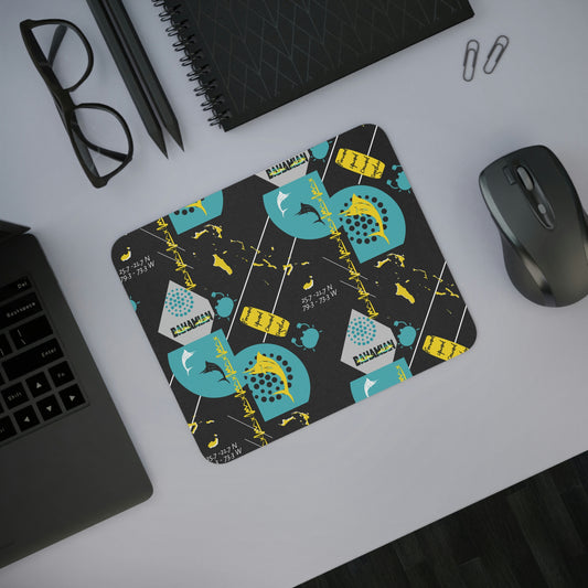 Eyes Bahamian Mousepad - Black