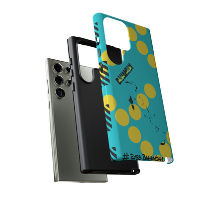 Samsung Phone Case - Aqua Dotted