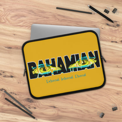 Gold Logo Laptop Sleeve - from Eyes Bahamian