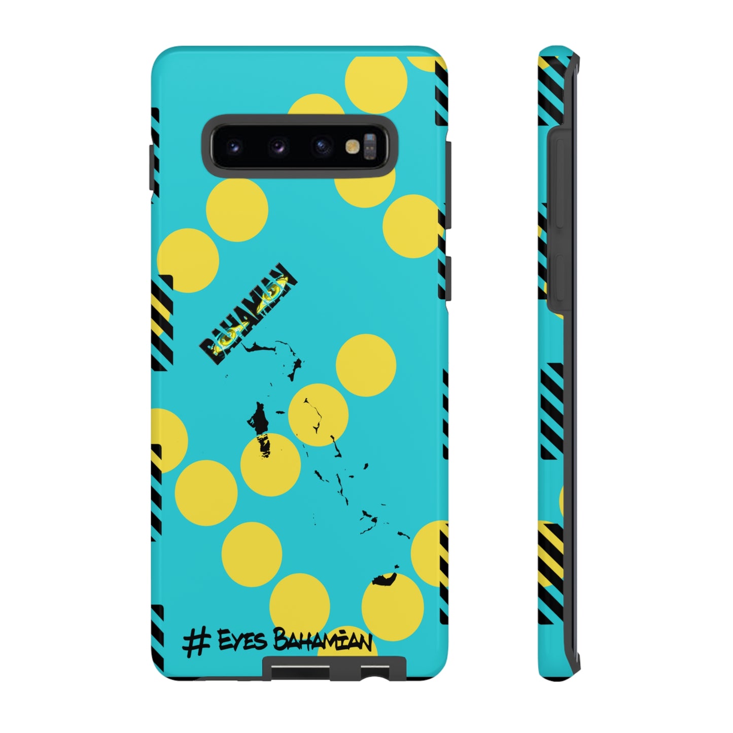 Samsung Phone Case - Aqua Dotted