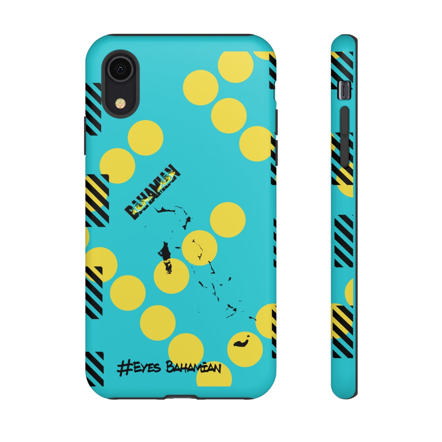 iPhone Phone Case- Aqua Dotted