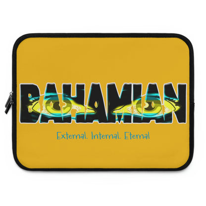 Gold Logo Laptop Sleeve - from Eyes Bahamian