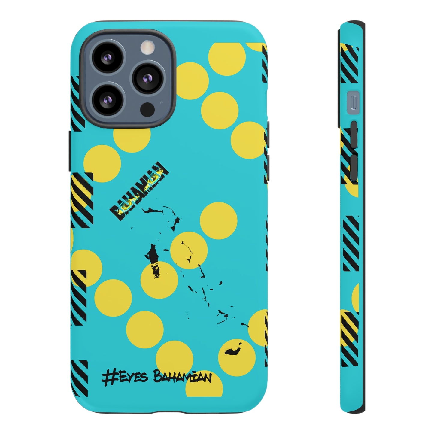 iPhone Phone Case- Aqua Dotted