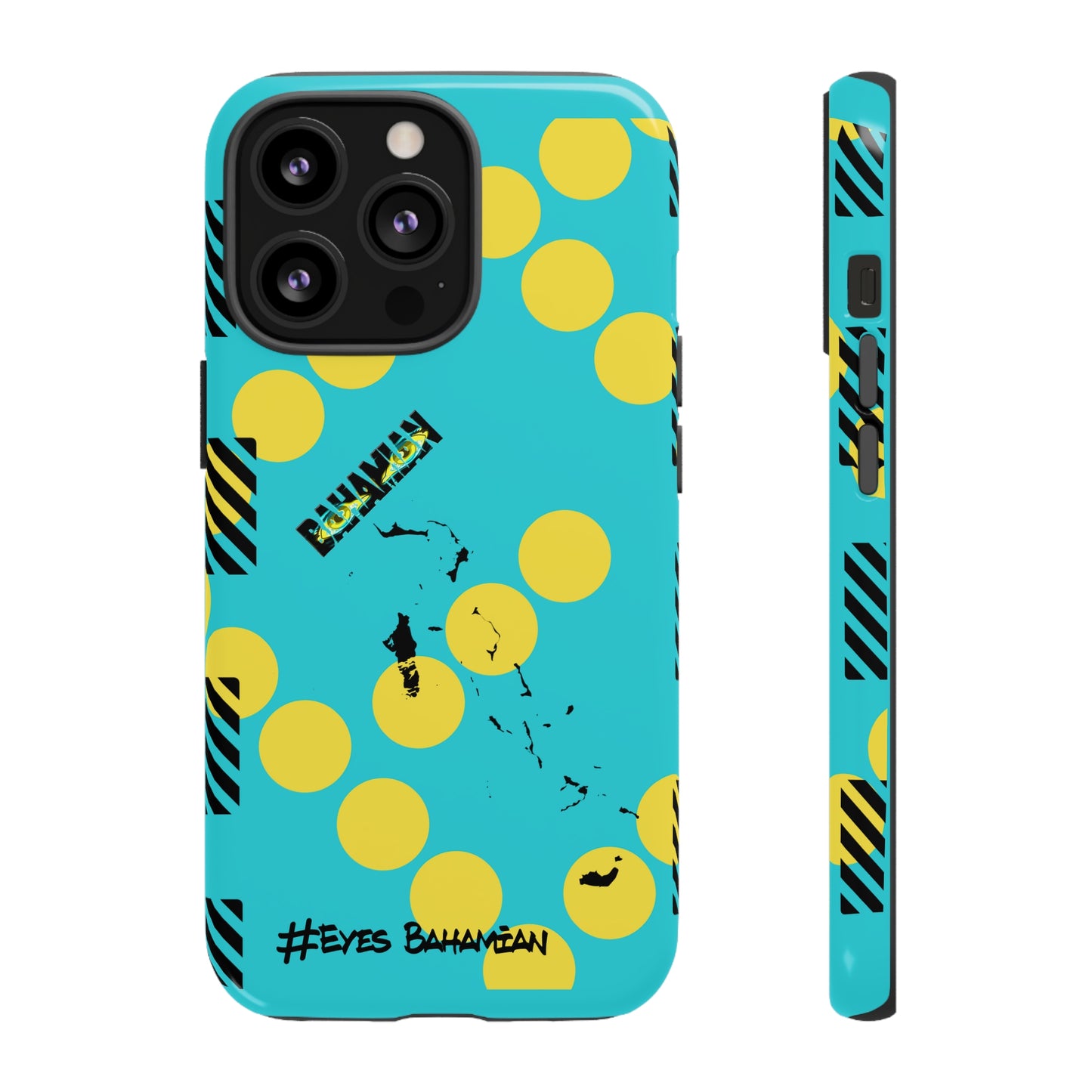 iPhone Phone Case- Aqua Dotted