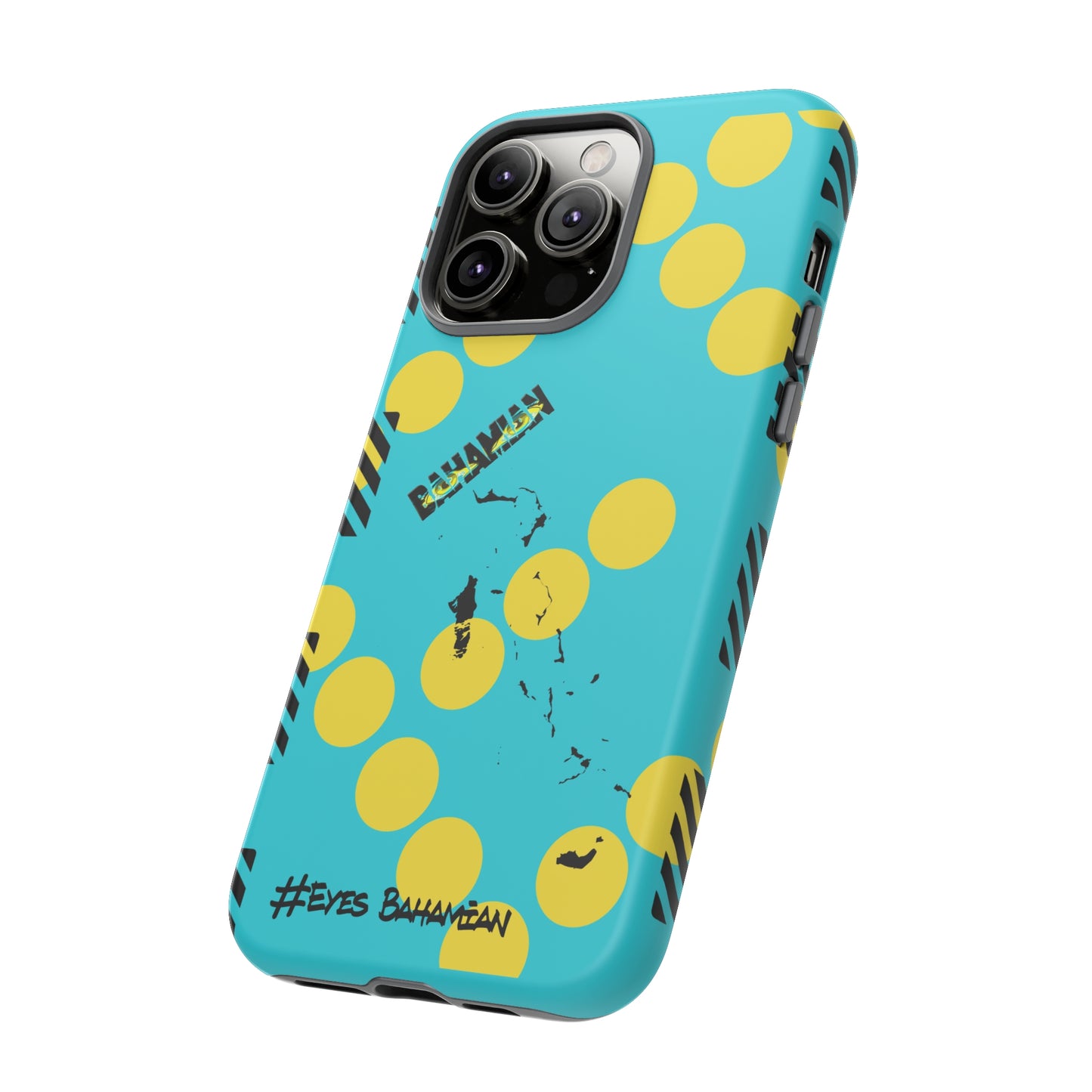 iPhone Phone Case- Aqua Dotted