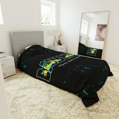 Eyes Bahamian Duvet Cover - Black