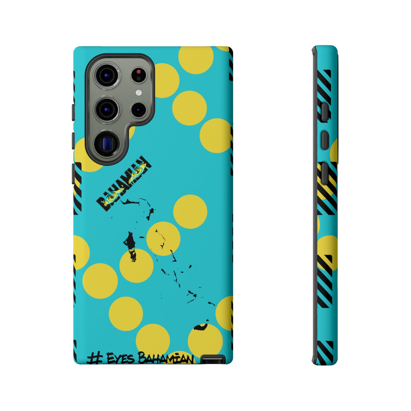 Samsung Phone Case - Aqua Dotted