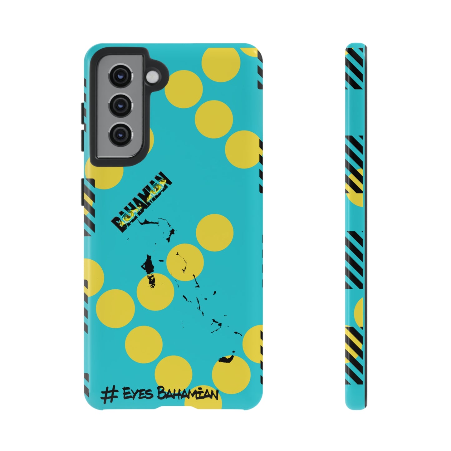 Samsung Phone Case - Aqua Dotted