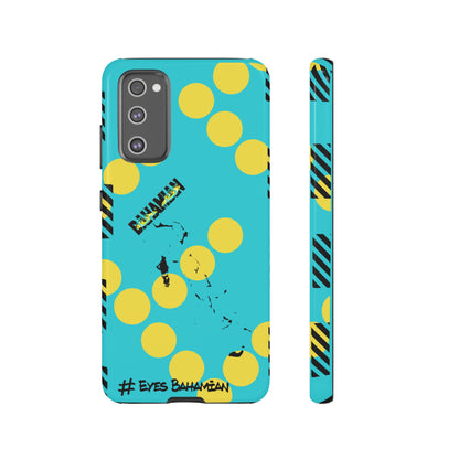 Samsung Phone Case - Aqua Dotted