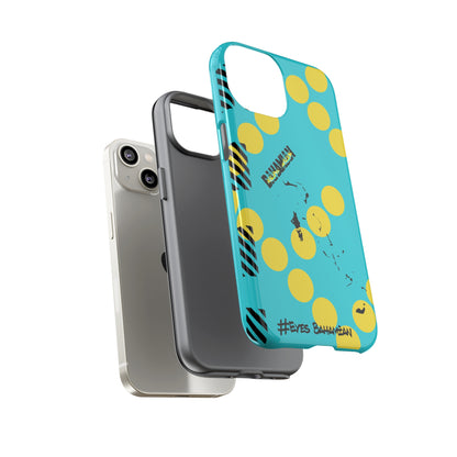 iPhone Phone Case- Aqua Dotted