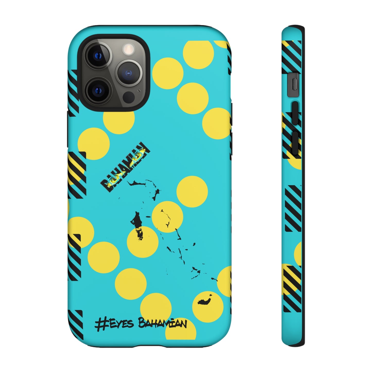 iPhone Phone Case- Aqua Dotted