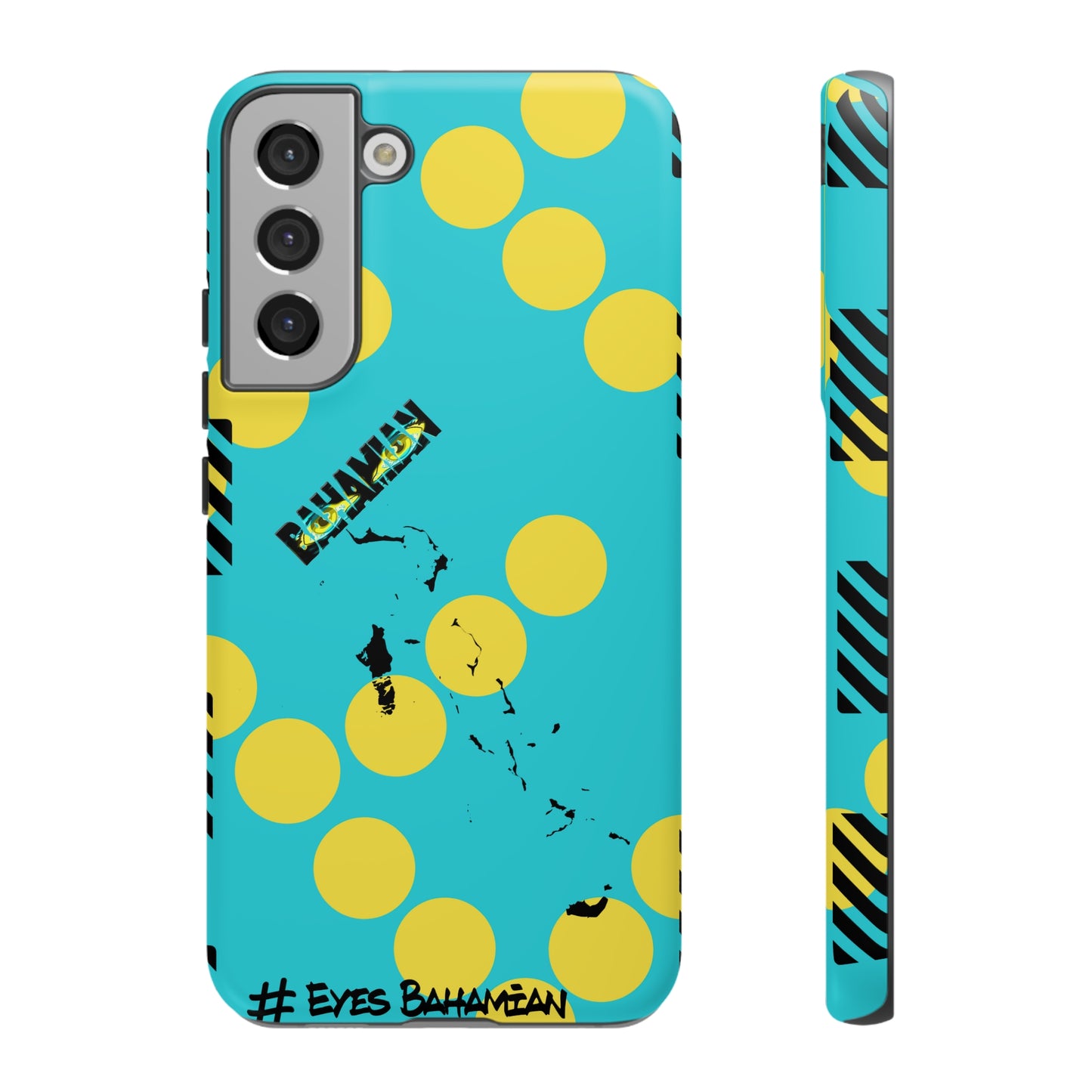 Samsung Phone Case - Aqua Dotted