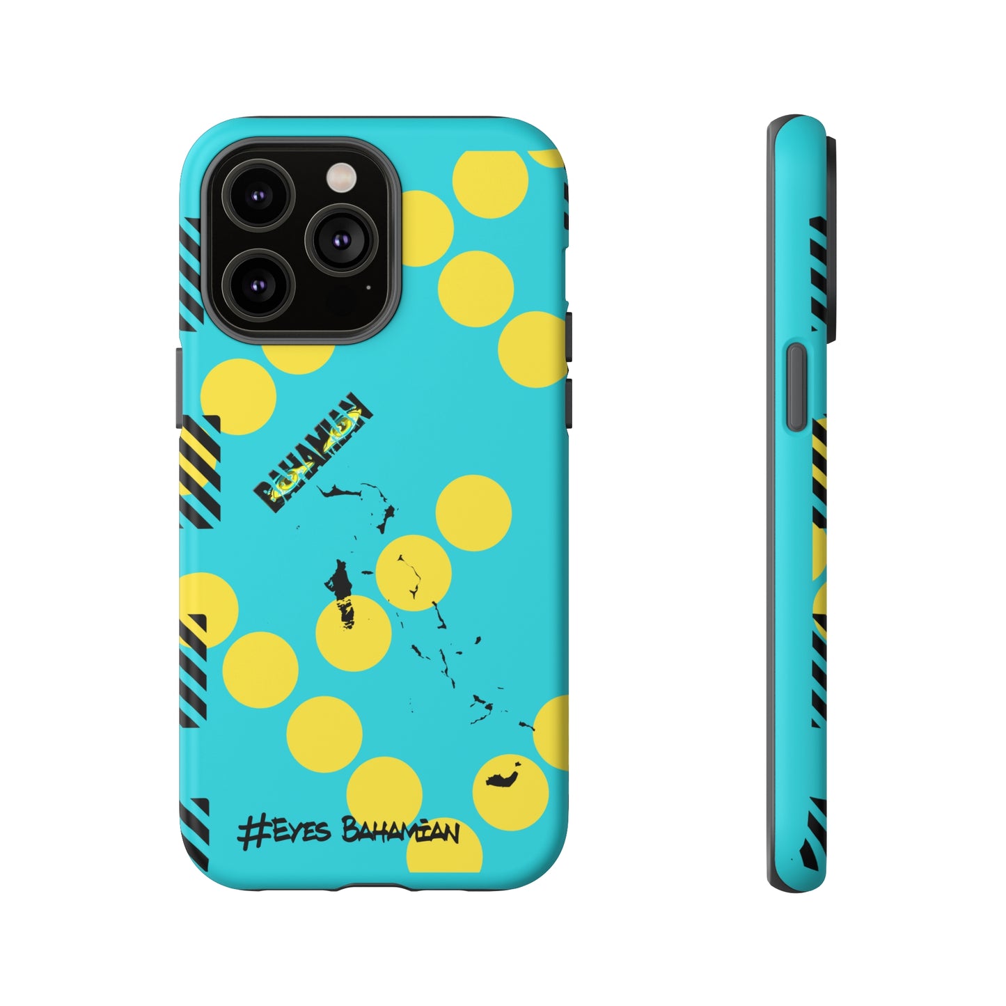 iPhone Phone Case- Aqua Dotted