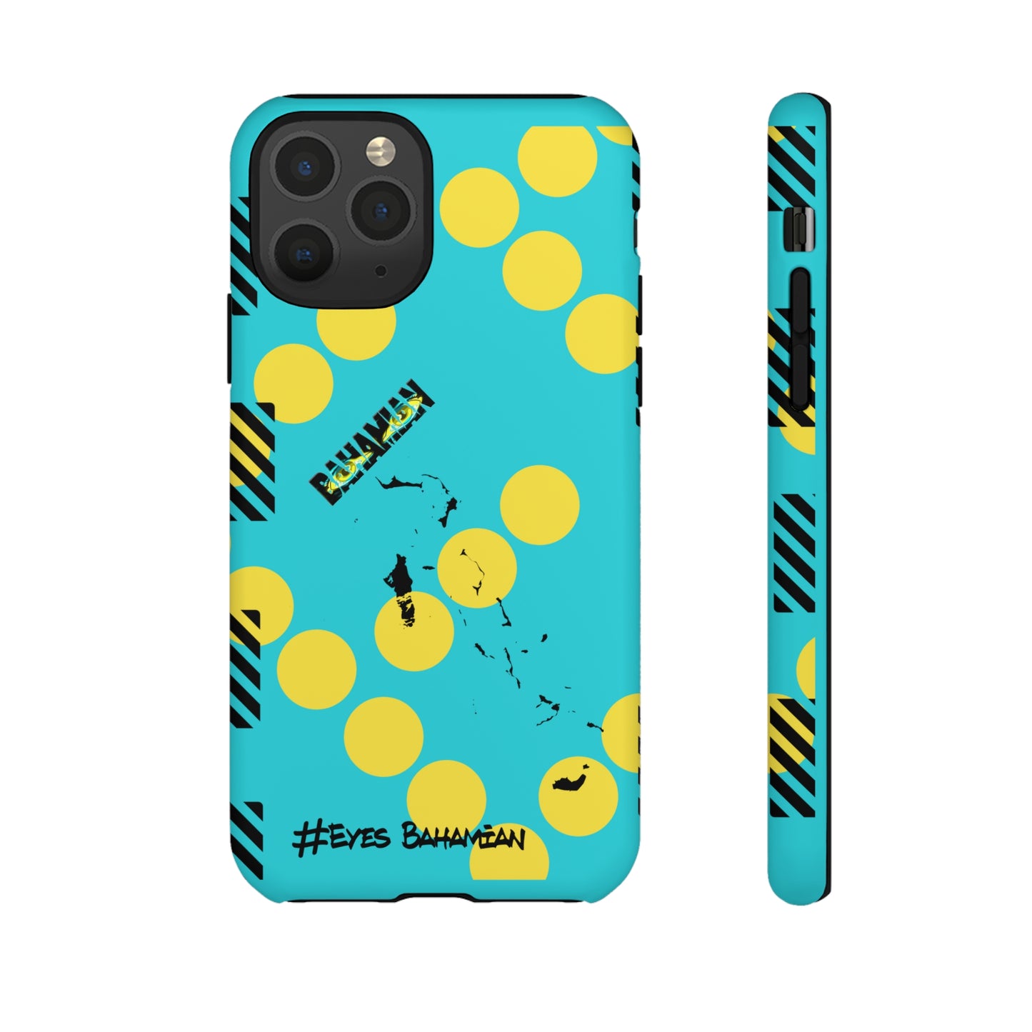 iPhone Phone Case- Aqua Dotted