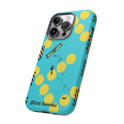 iPhone Phone Case- Aqua Dotted