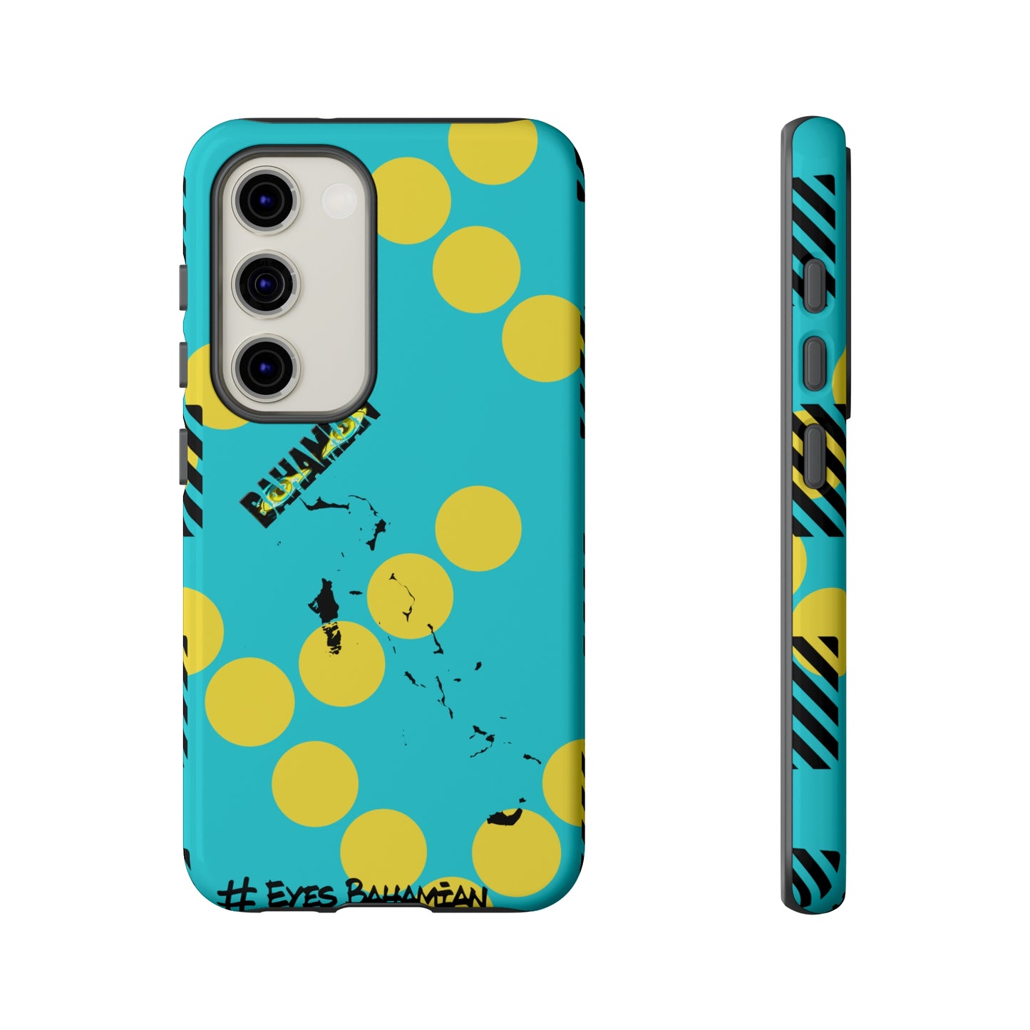 Samsung Phone Case - Aqua Dotted