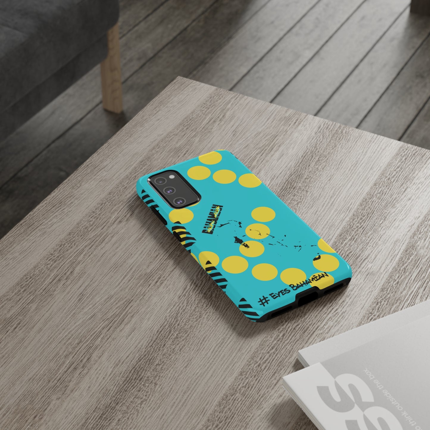 Samsung Phone Case - Aqua Dotted